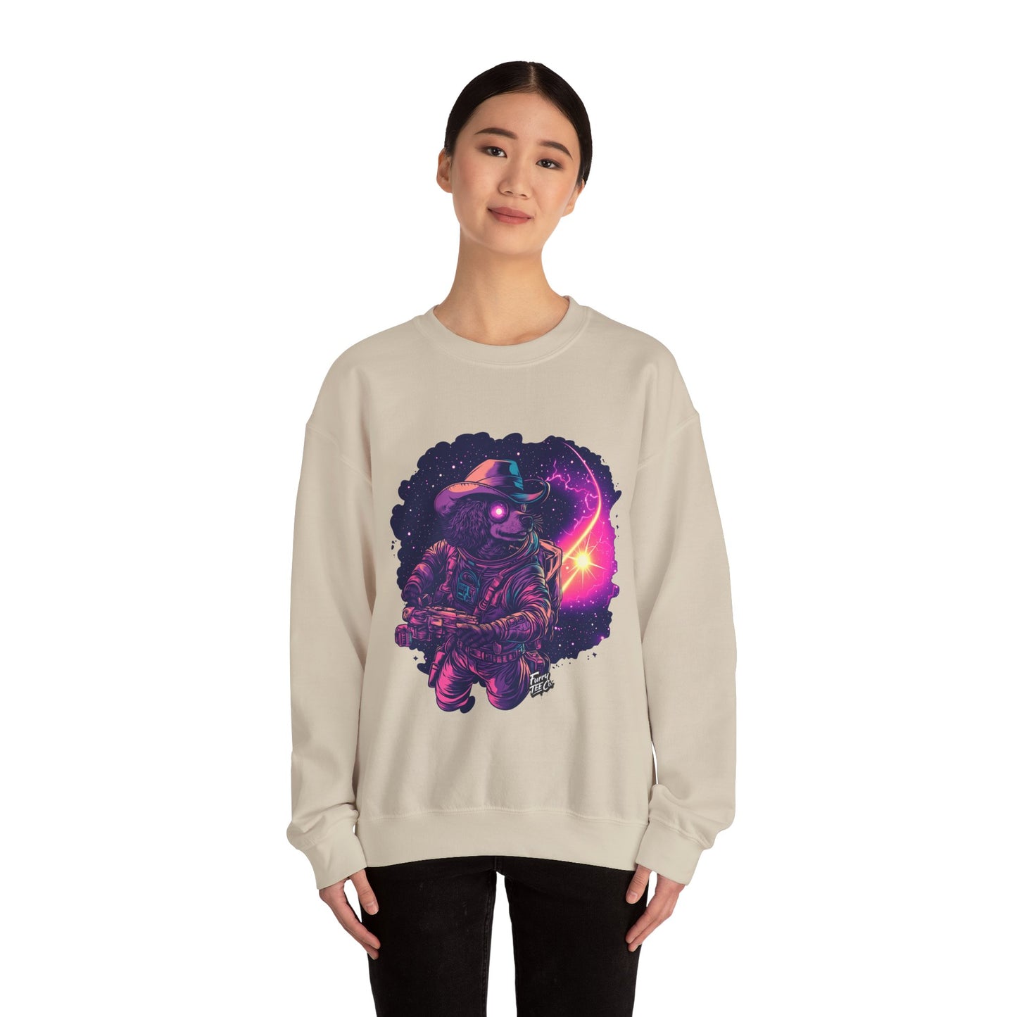 Fur-ocious Space Explorer Sweatshirt